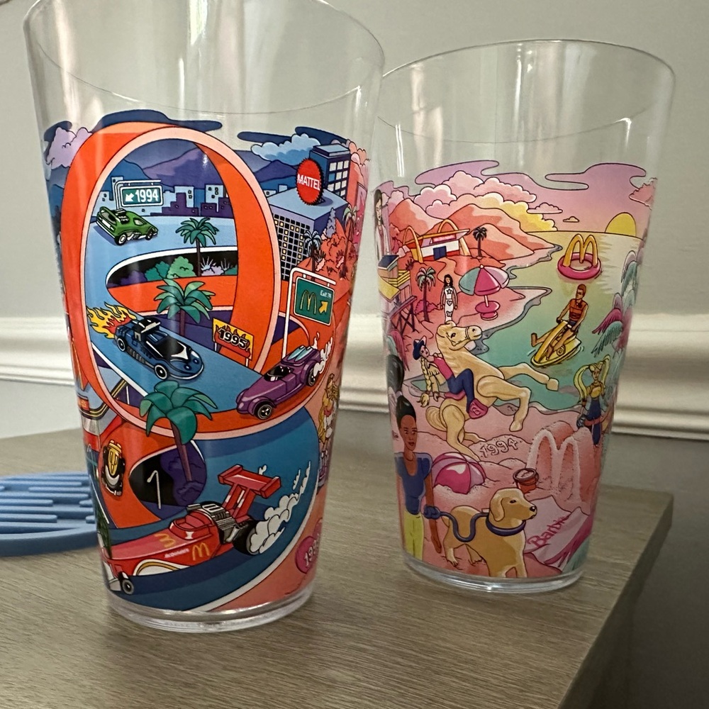 McDonald’s 2024 Collectors Edition Cup - Barbie & Hot Wheels